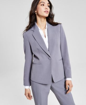 Women's Crepe One-Button Pantsuit Set