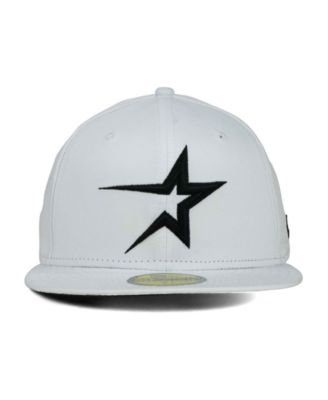 New Era Houston Astros White And Black 59FIFTY Cap