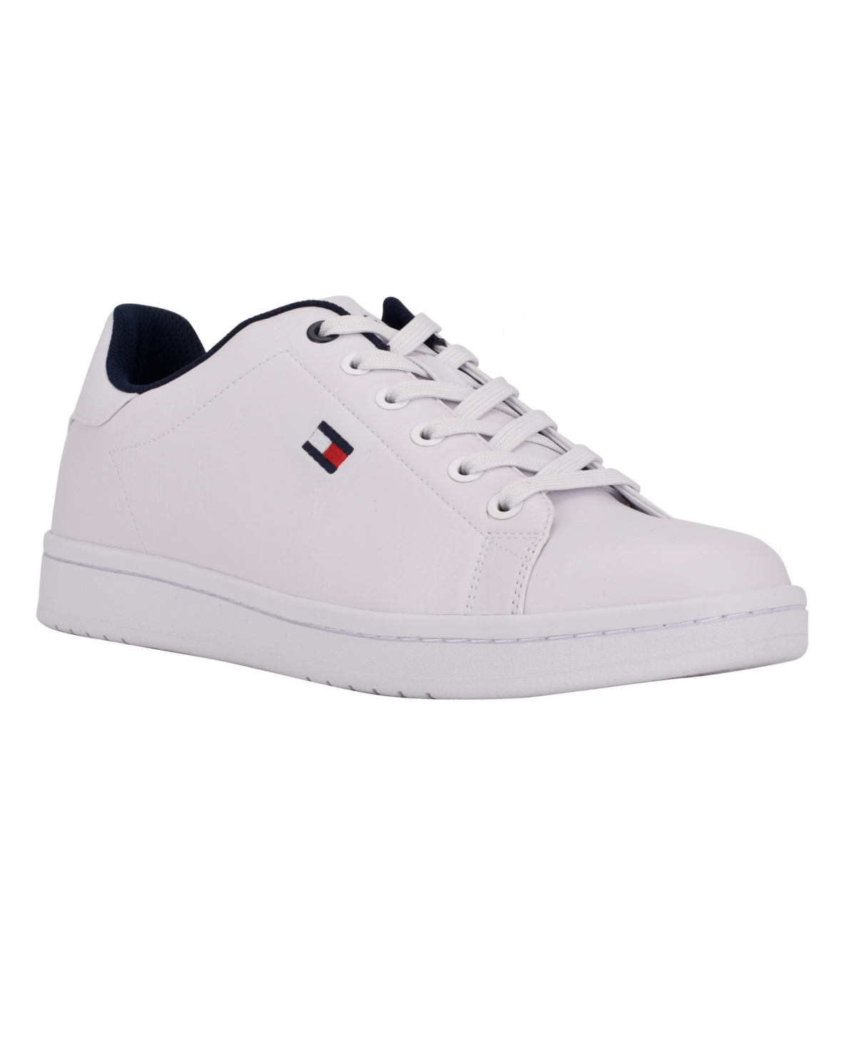 Tommy Hilfiger Men's Lendar Flag Logo Lace Up Sneakers - Navy Multi