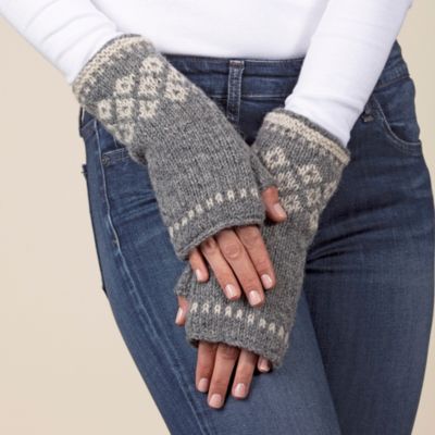 WOMEN S ARTISAN HAND-KNIT VAIL WINTER WOOL MITTEN