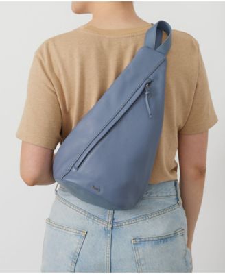 Women's Geo Sling Leather Backpack