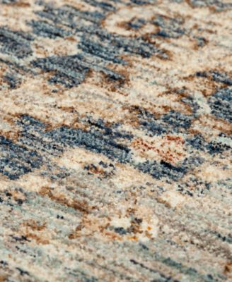 D Style Perga Prg3 Area Rug In Navy