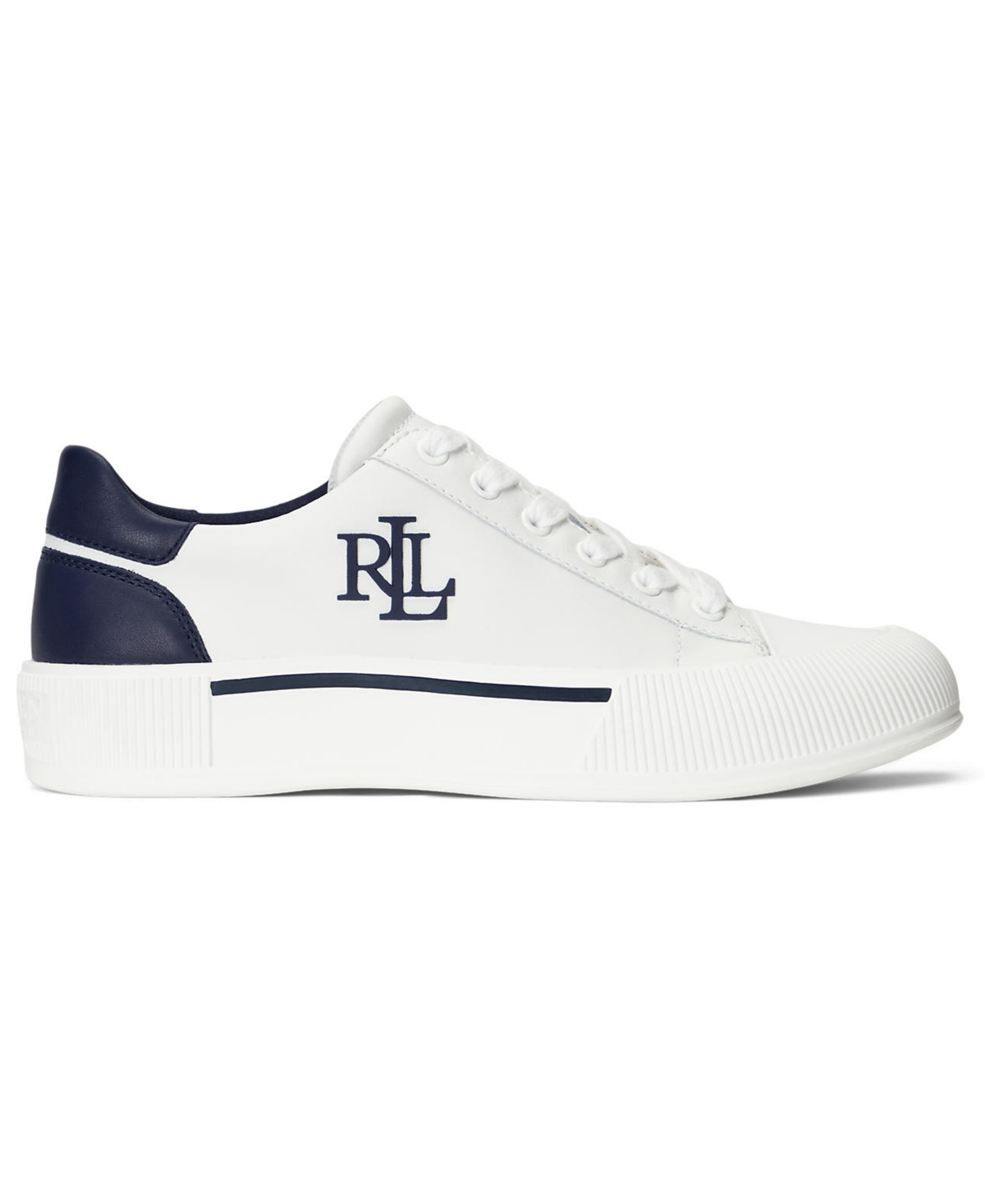 Lauren Ralph Lauren Women's Daisie Lace-Up Low-Top Sneakers - Refined Navy