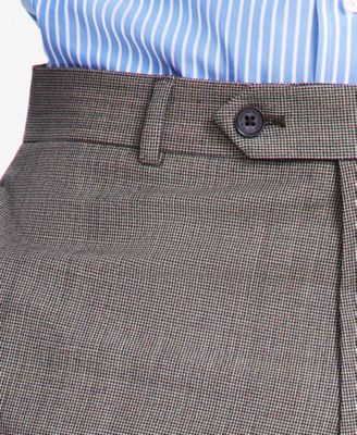 Men's Classic-Fit Stretch Wool Blend Suit Pant