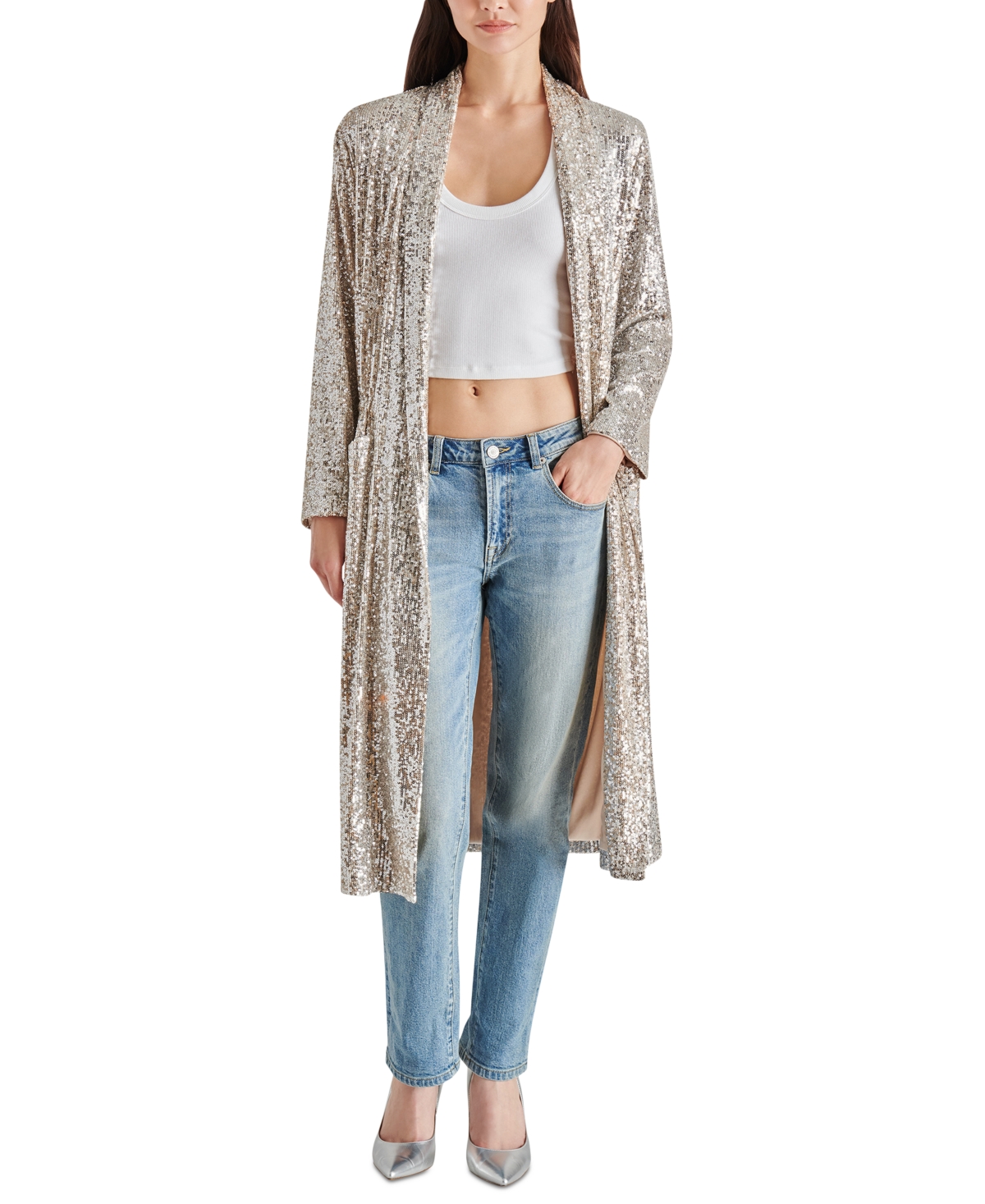 Silver duster clearance coat