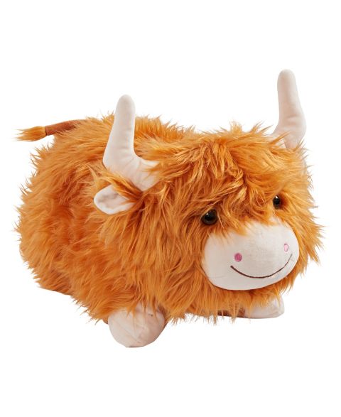 Детская подушка Pillow Pets Highland Cow 16" Plush Pillow