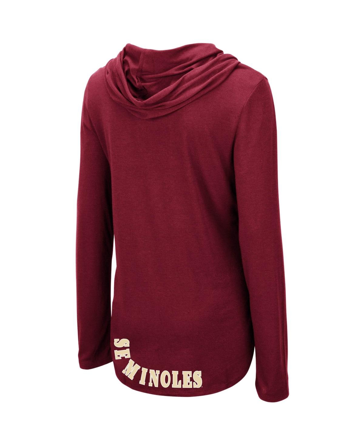 Women's ColosseumFlorida State Seminoles My Lover Lightweight Hooded Long Sleeve T-shirt - Garnet