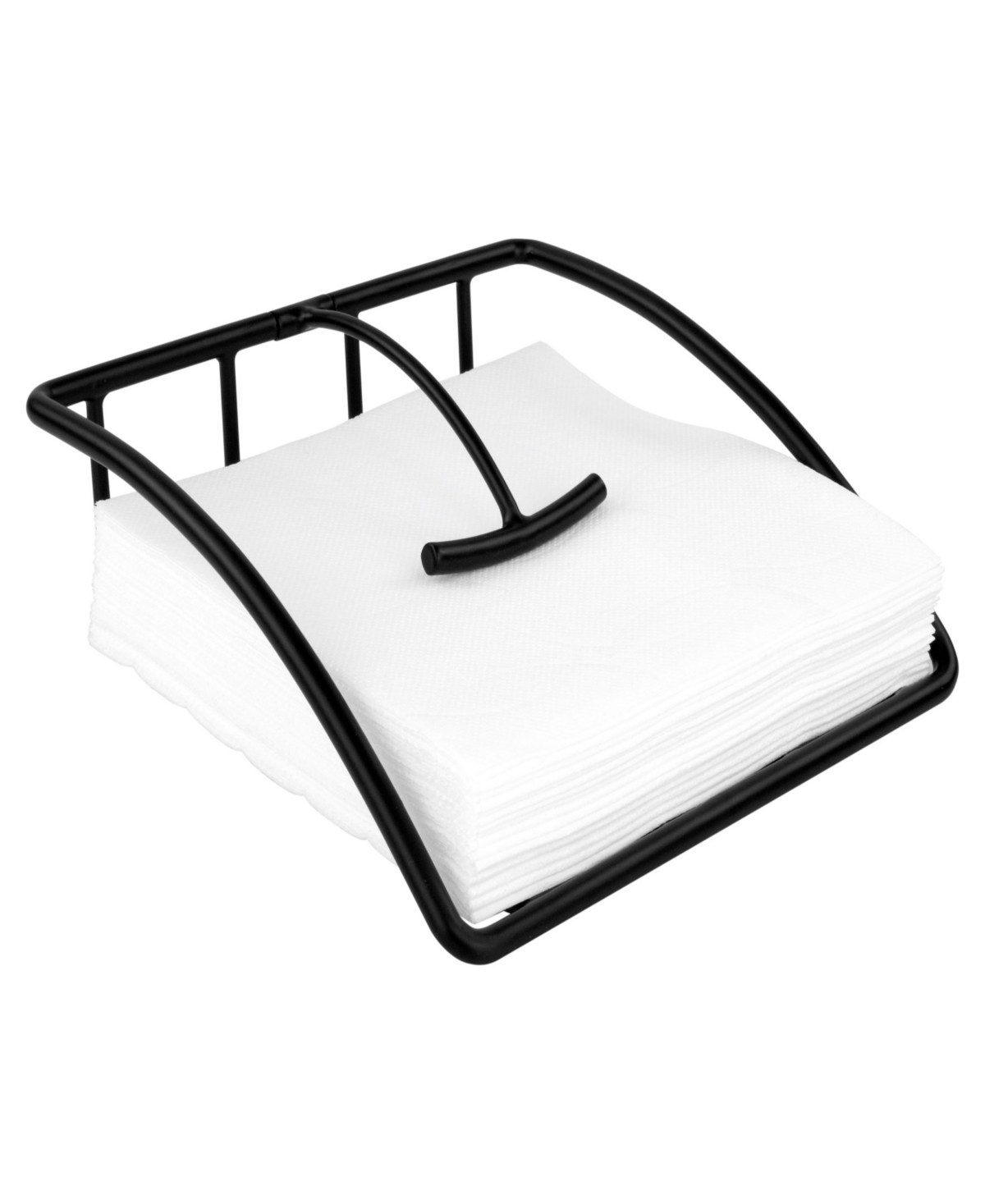 Shop Spectrum Euro Weighted Napkin Holder For Storage And Dispensing In Black
