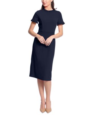 Maggy London - Women's Ruffled-Trim Sheath Dress
