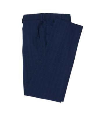 Lauren Ralph Lauren Big Boys Plaid Classic Suit Dress Pants - Macy's