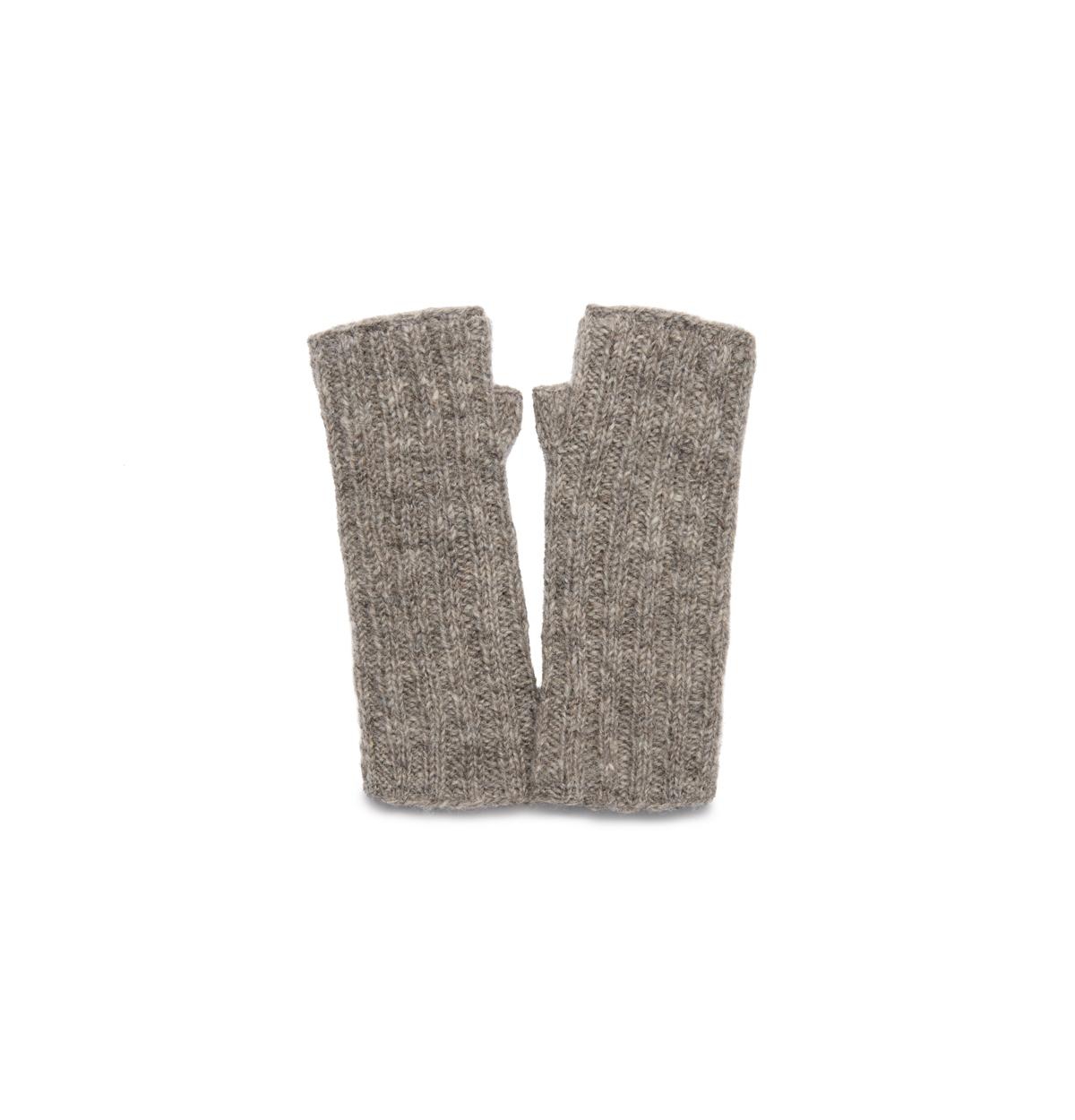 Women s Artisan Hand-Knit Denali Ribbed Half Mitten - Gale