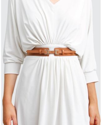 London Fog Leather Waist Belt