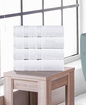 Smart Dry Zero Twist Cotton 4-Piece Bath Towel Set