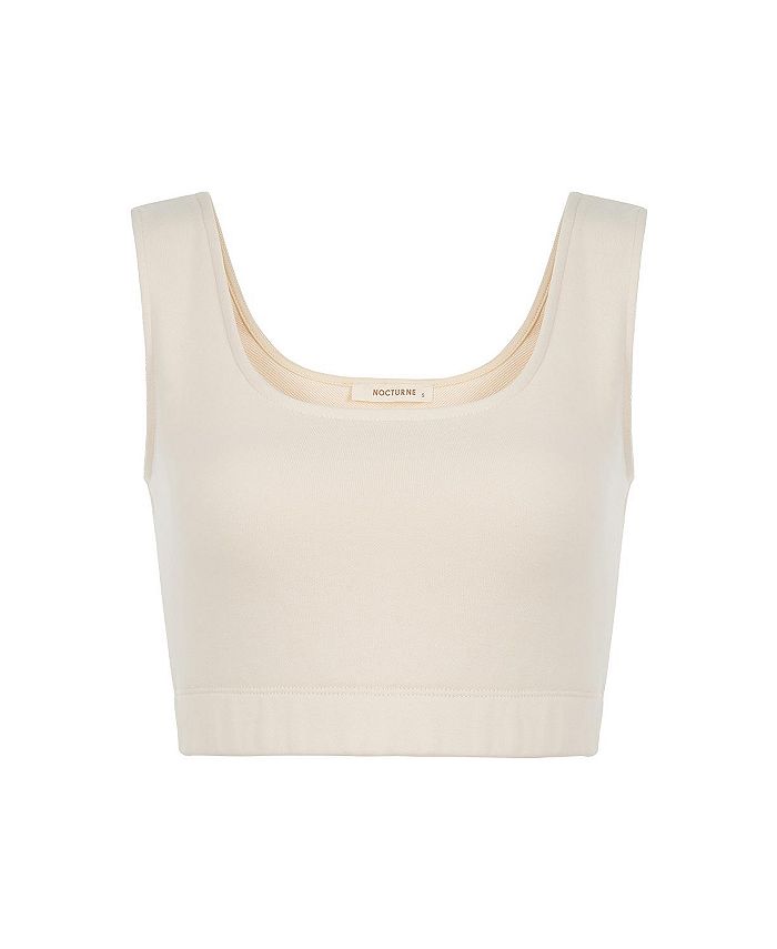NOCTURNE Women's Knit Crop Top Macy's
