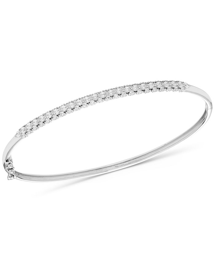 Macy's diamond bangle bracelets Clearance