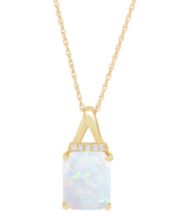 Macys opal necklace online