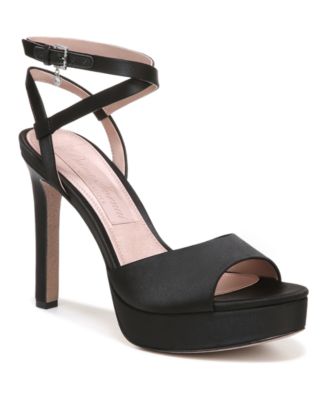 NEW GUESS Women's Black Charm Platform Heel Flip Flops Sandals Shoes Size 9