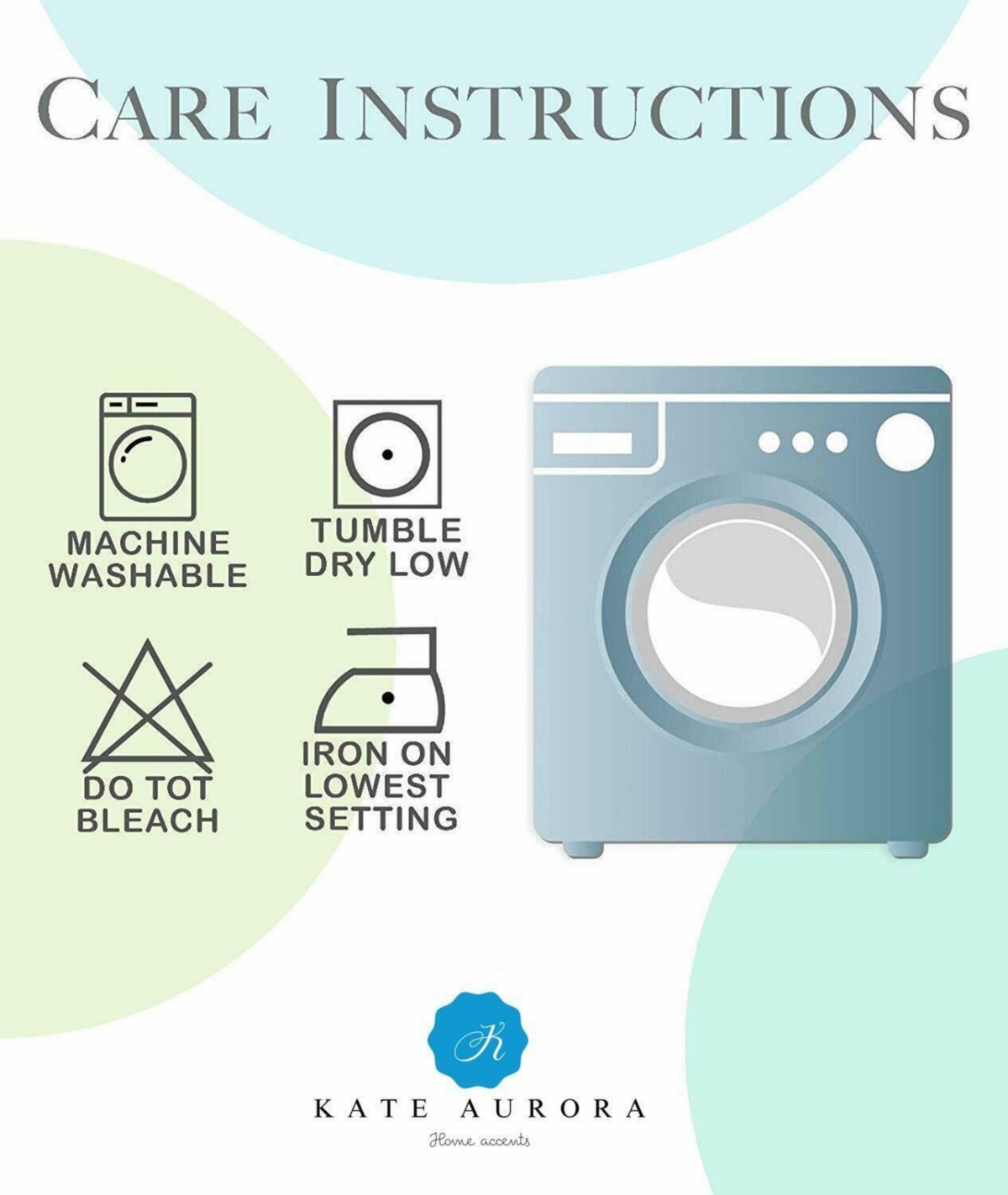 Kate Aurora 2 Pack Basic Home Rod Pocket Sheer Voile Window Curtains