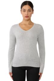 Grey v neck sweater women's new arrivals