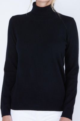 Women's 100% Pure Cashmere Long Sleeve Turtleneck Pullover Sweater
