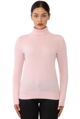 Women's 100% Pure Cashmere Long Sleeve Turtleneck Pullover Sweater