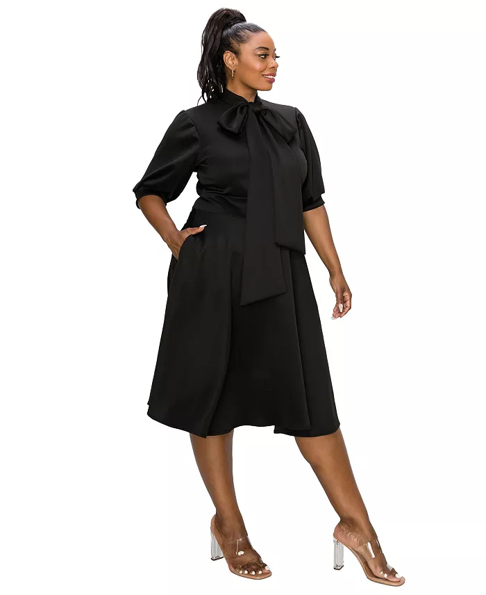 Plus Size Carina Donna Pocket Dress - thumbnail 5