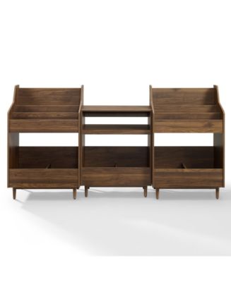 Crosley Furniture Liam 3Pc Medium-Density Fiberboard (MDF) Record ...