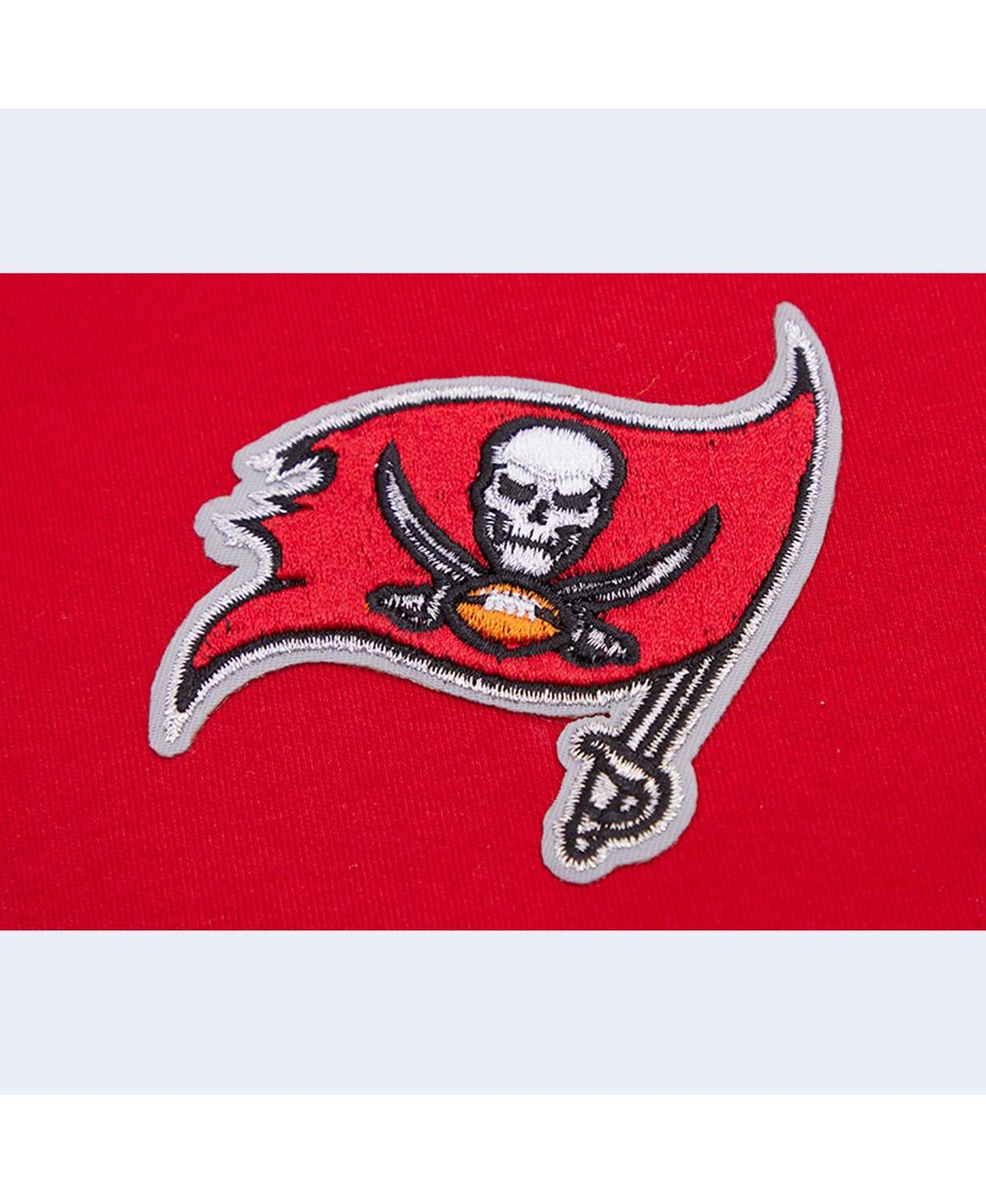 Pro Standard Red Tampa Bay Buccaneers Ombre Wordmark Classic Cropped Tank Top In Red