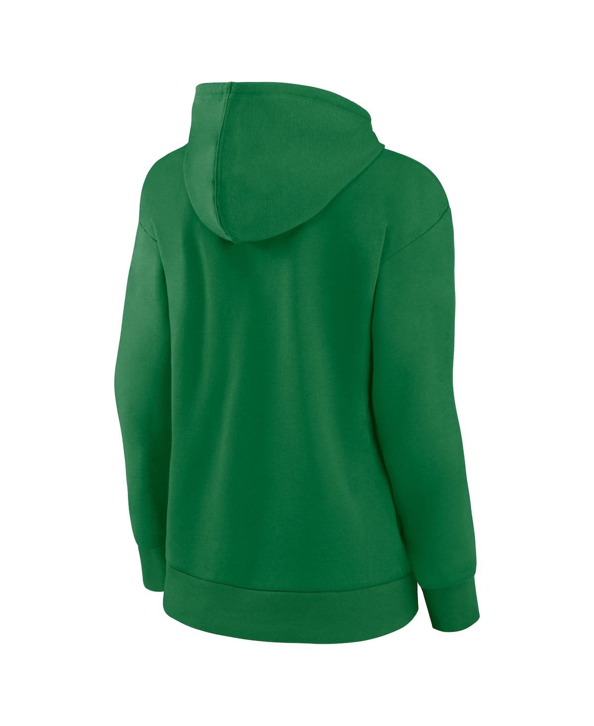 Shop Fanatics Women's  Green Oregon Ducks Evergreen Pullover Hoodie