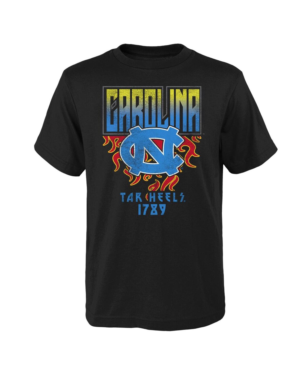 Shop Outerstuff Big Boys Black Distressed North Carolina Tar Heels The Legend T-shirt