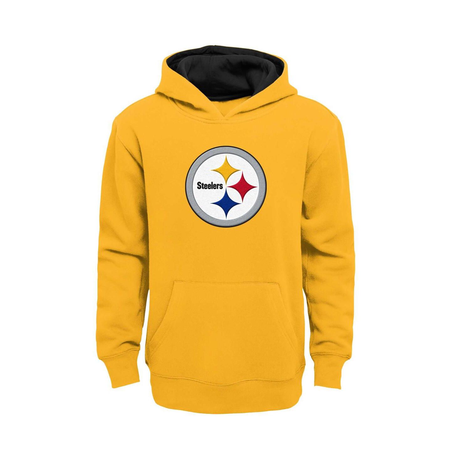 Худи Outerstuff Gold Pittsburgh Steelers Prime Pullover для мальчиков — фото 1