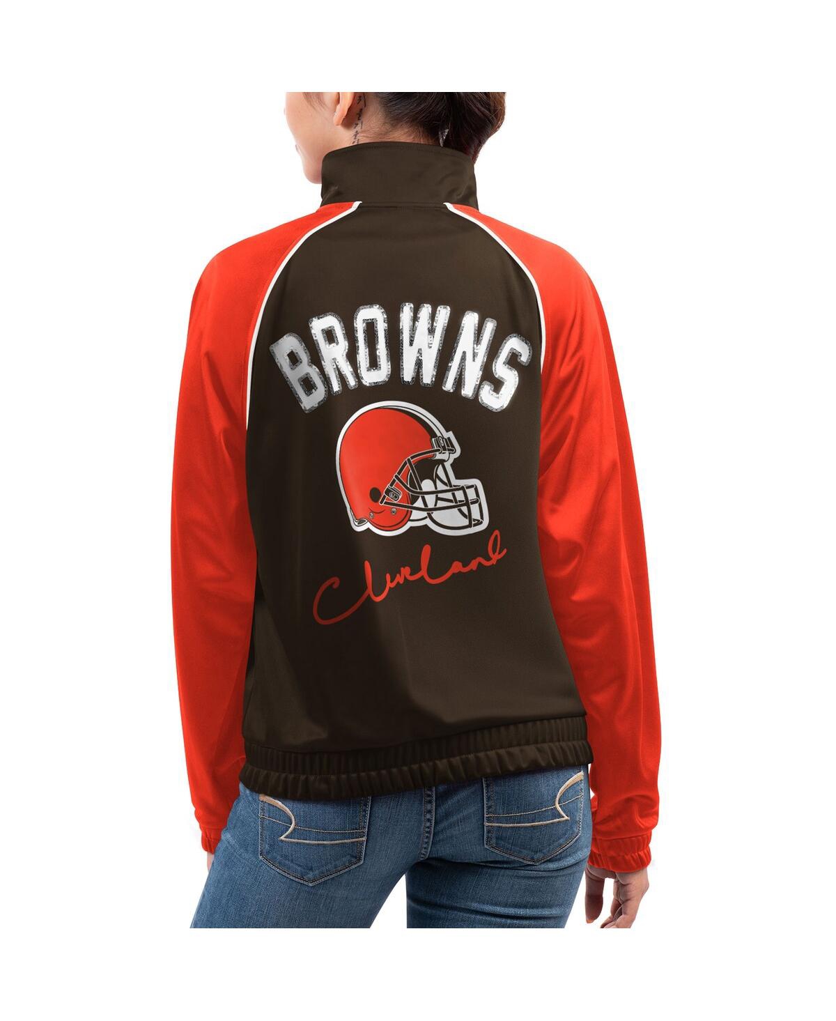 Cleveland browns track jacket store