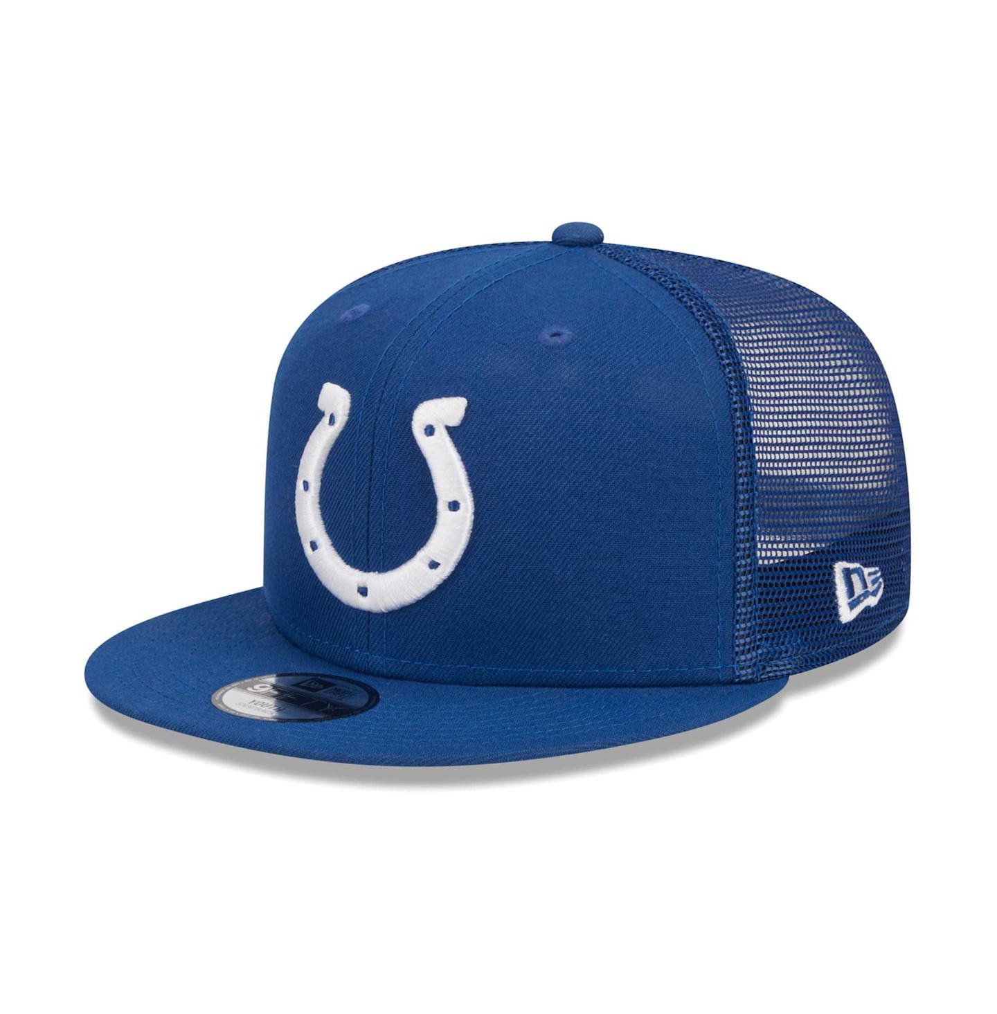Детская кепка New Era Royal Indianapolis Colts Main Trucker 9FIFTY Snapback Hat — фото 1