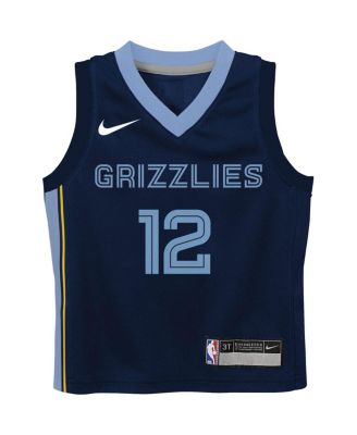 Preschool Boys Ja Morant Navy Memphis Grizzlies Swingman Player Jersey - Icon Edition