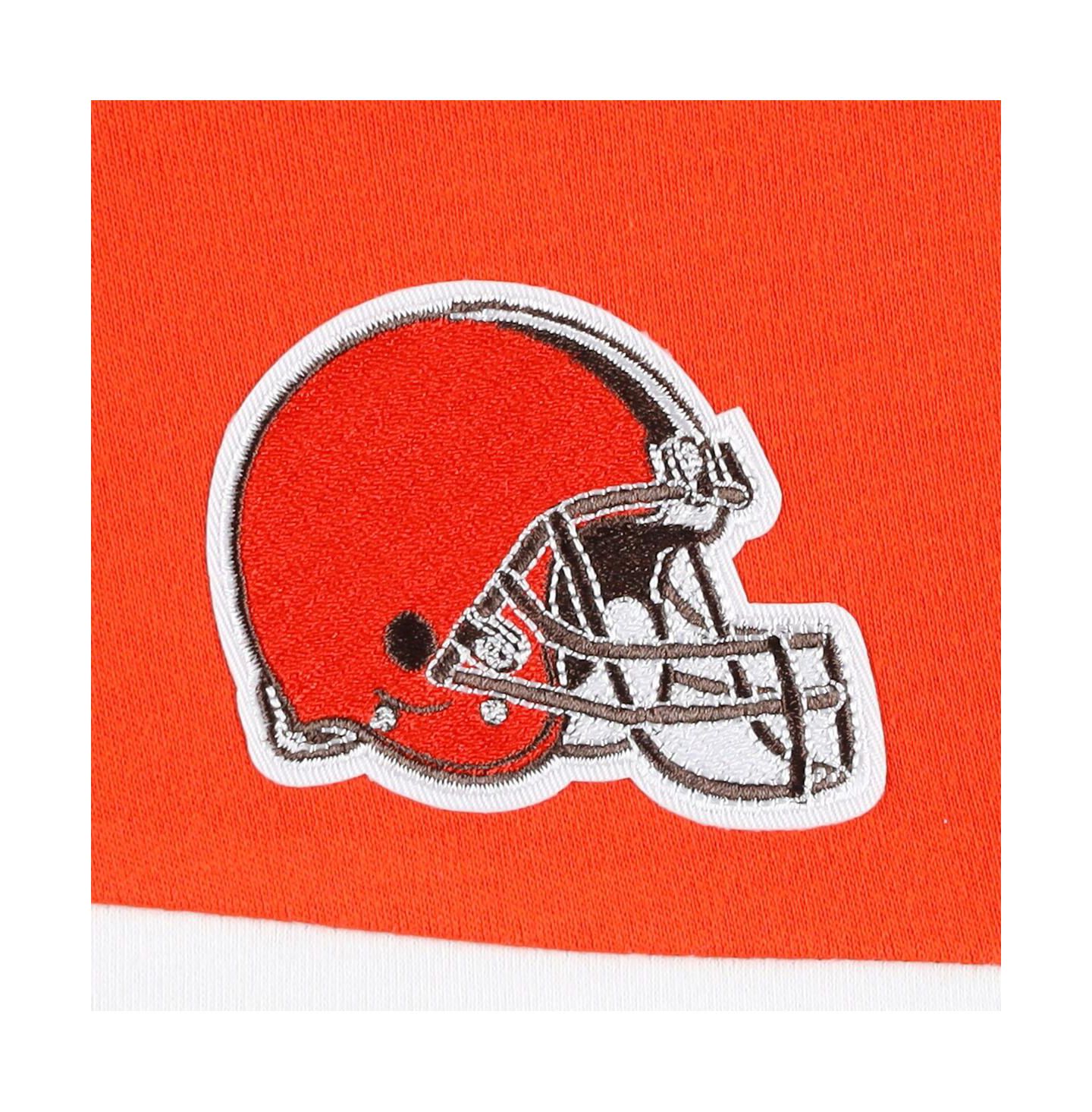 Женское худи Antigua Brown Cleveland Browns Wicket Pullover — фото 3