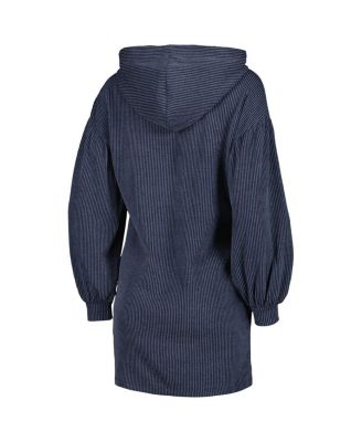 Women's Navy Distressed Auburn Tigers Game Winner Vintage-Like Wash Tri-Blend Dress