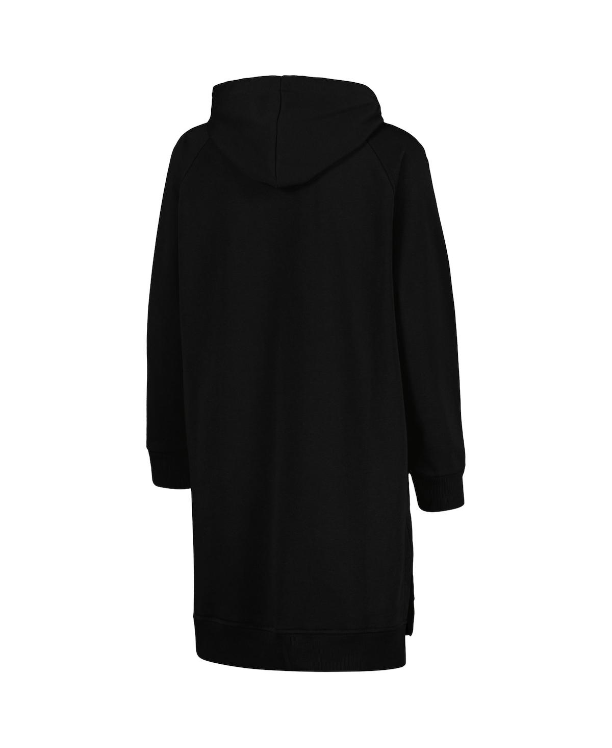 Shop Gameday Couture Women's  Black Ohio State Buckeyes Take A Knee Raglan Hooded Sweatshirt Dress