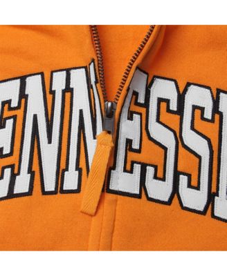 Women's Tennessee Orange Tennessee Volunteers Arched Name Full-Zip Hoodie