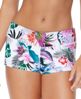 Raisins - Juniors' Surf Floral-Print Swim Shorts