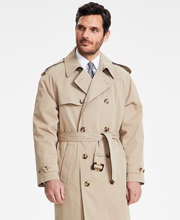 Michael Kors Men's Classic-Fit Trench Coat - Macy's