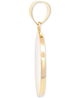 Saint Christopher Medal Pendant in 14k Yellow Gold