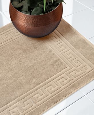 Cotton Greek Key Infinity Border 2-Pc. Bath Rug Set