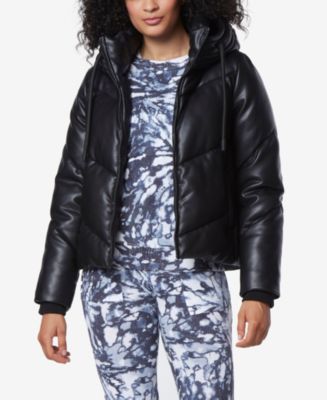 Marc New York Alex Faux sold Leather Puffer