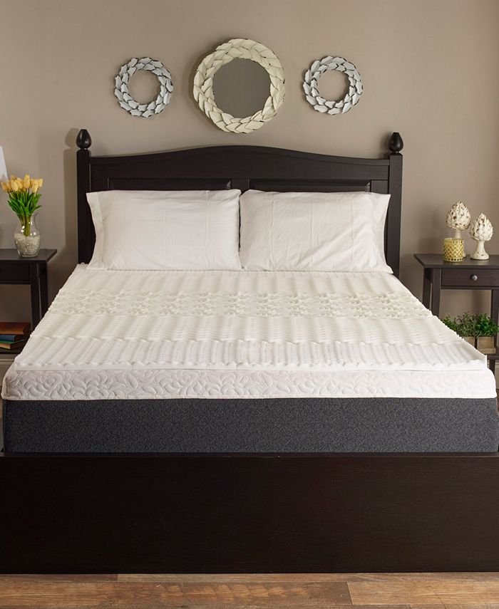 Peaceful Dreams 5 Zone 1.5" Conventional Foam Mattress Topper, Twin