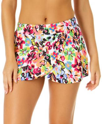 Anne Cole - Women's Printed Tulip-Drape Swim Skirt