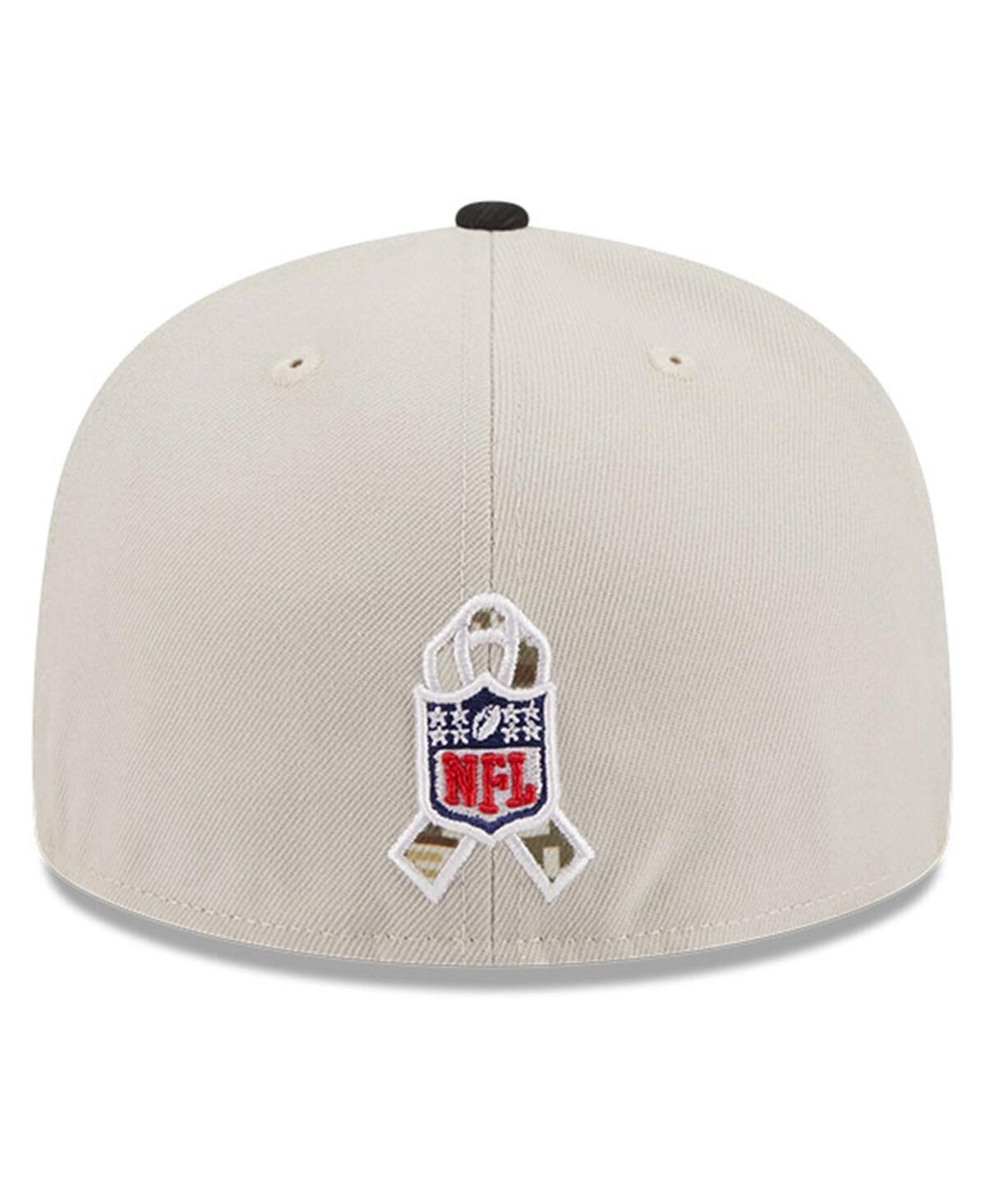 Men's New Era Black Las Vegas Raiders 2023 Salute To Service 59FIFTY Fitted Hat - Black