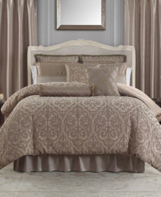 Waterford Hazeldene Comforter Sets In Taupe