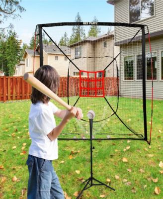 Baseball Net, Baseball Hitting Pitching Practice Net, 7'