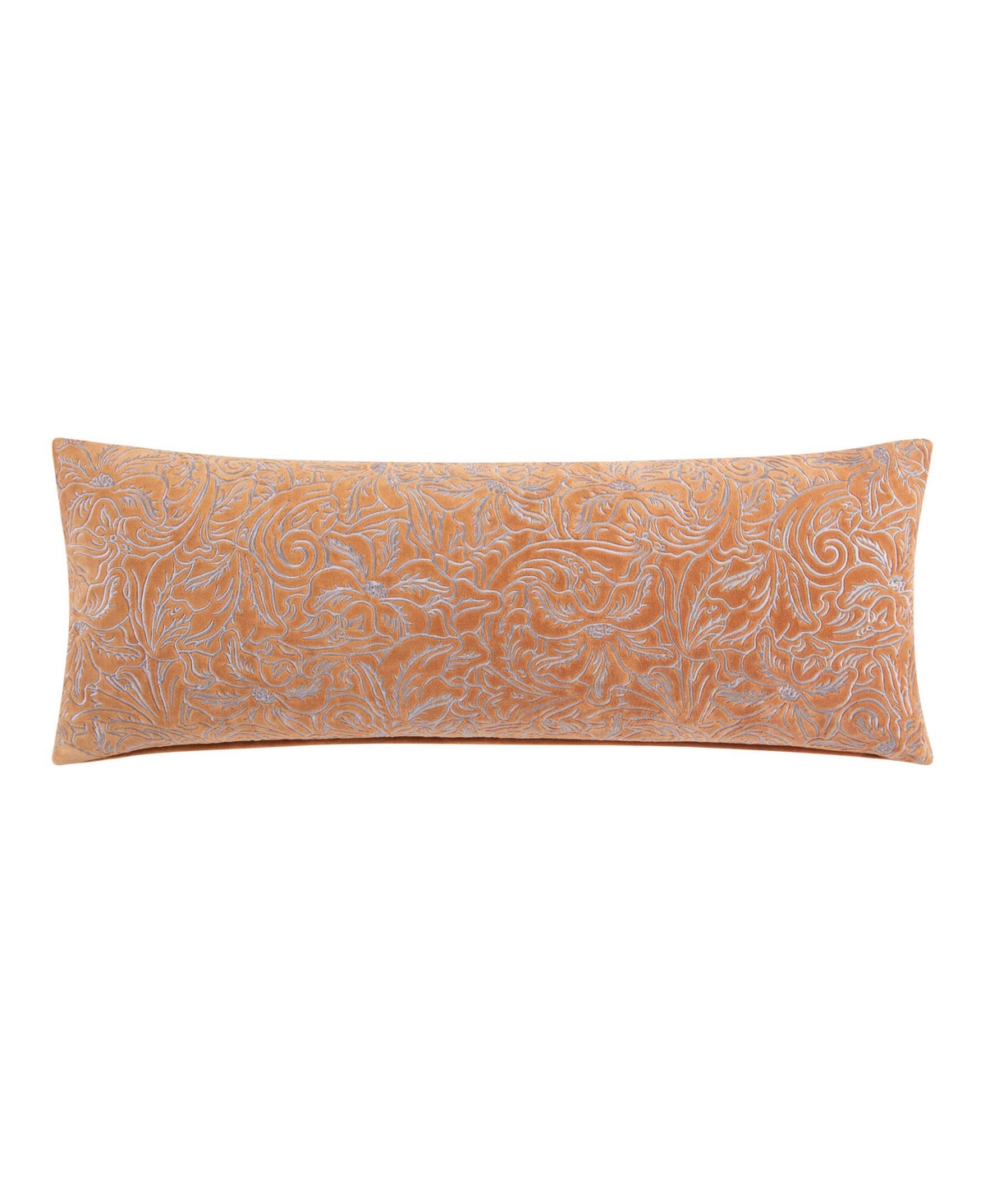 Shop Patricia Nash Italian Pheasant Decorative Pillow, 14" X 36" In Gray