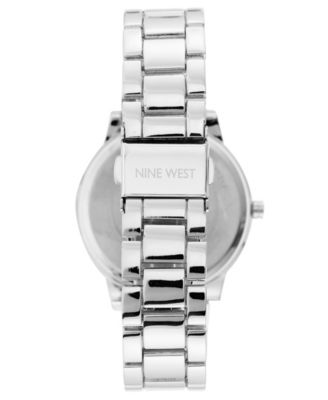 Women's Quartz Silver-Tone Alloy Link Bracelet Watch, 36mm
